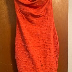 Strapless dress from material girl